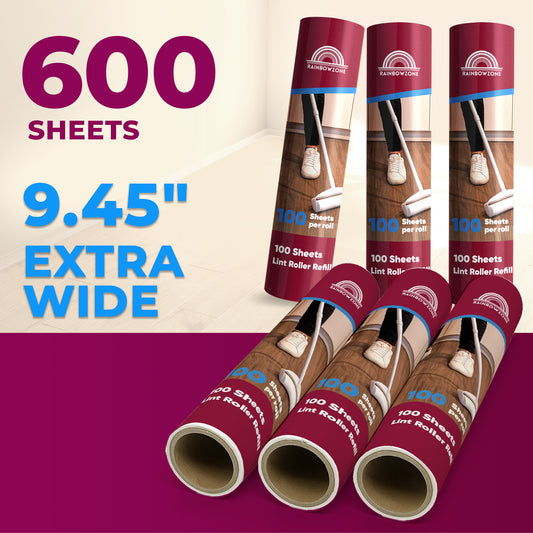 6 Rolls of Refills Total 600 Sheets